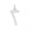 12 Pack: Sterling Silver Number Charm by Bead Landing™